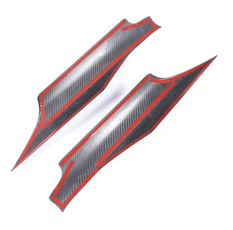 C8 Corvette Carbon Fiber Interior Door Upper Covers | Next-Gen Carbon