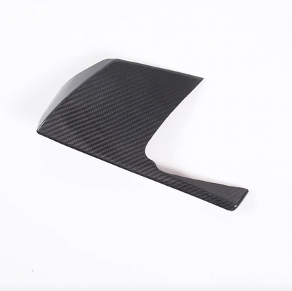 C8 Corvette Carbon Fiber LH Dashboard Trim Cover | Black / Red