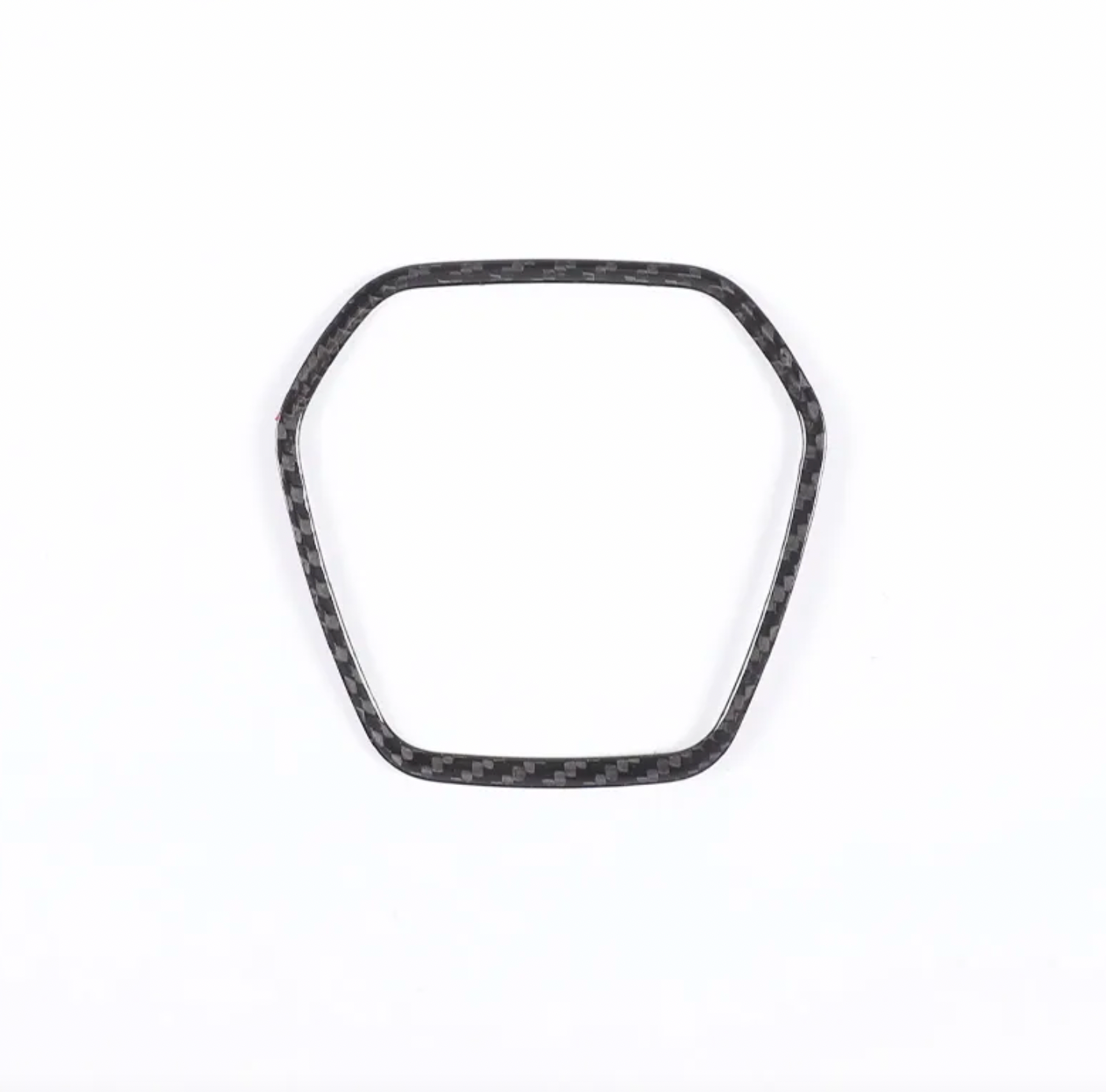 C8 Corvette Carbon Fiber Center Steering Wheel Chrome Trim Cover