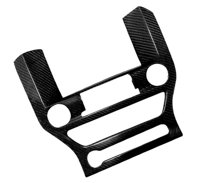 2015 - 23 Mustang Real Carbon Fiber Radio Nav Trim Cover | Next-Gen Carbon
