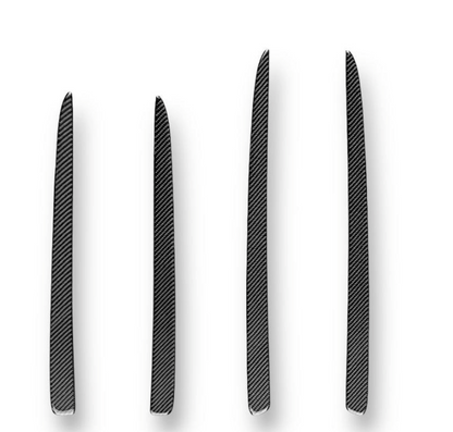 2011-22 Dodge Durango Real Carbon Fiber Interior Door Handle Panel Cover Kit