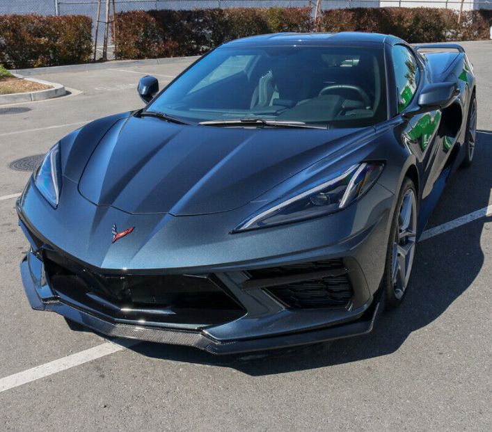 C8 Corvette Stingray Carbon Fiber 5VM Front Splitter Lip (3 Piece)