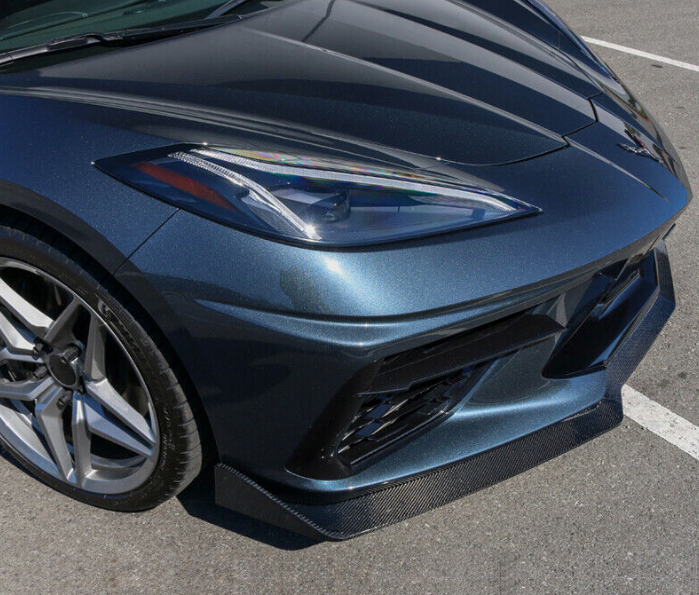 C8 Corvette Stingray Carbon Fiber 5VM Front Splitter Lip (3 Piece)
