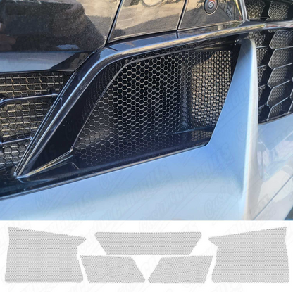C8 Corvette Z06 / E-Ray Front Mesh Grille Screen Protector Kit