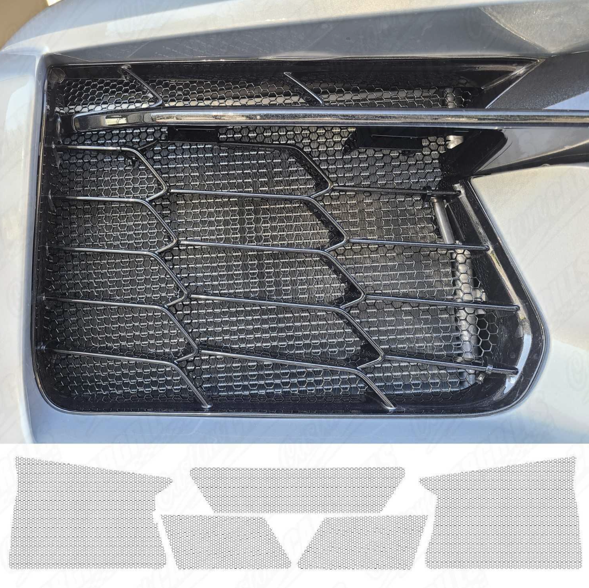 C8 Corvette Z06 / E-Ray Front Mesh Grille Screen Protector Kit