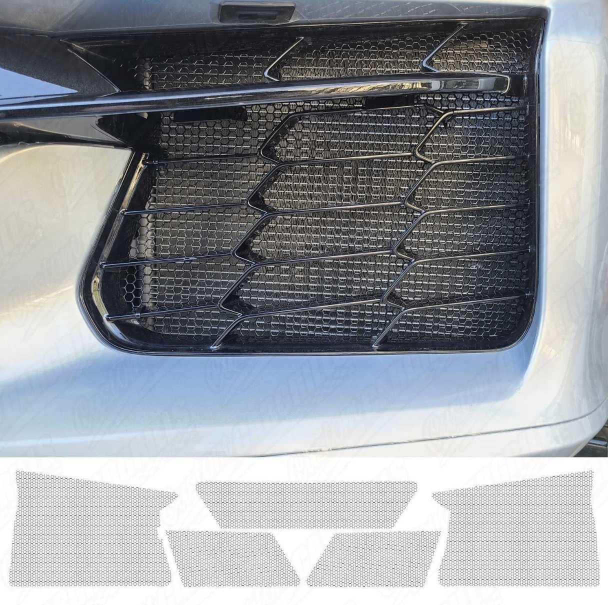 C8 Corvette Z06 / E-Ray Front Mesh Grille Screen Protector Kit