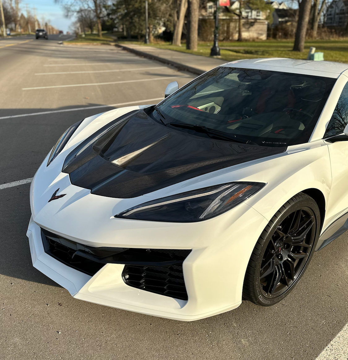 C8 Corvette XT Carbon Fiber Front Hood (Double Sided) - Stingray / Z06 / E-Ray | Next-Gen Carbon