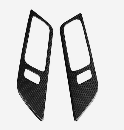 2015-24 Mustang Real Carbon Fiber Interior Door Handle Trim Cover
