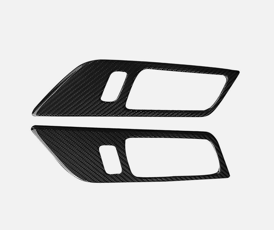 2015-24 Mustang Real Carbon Fiber Interior Door Handle Trim Cover