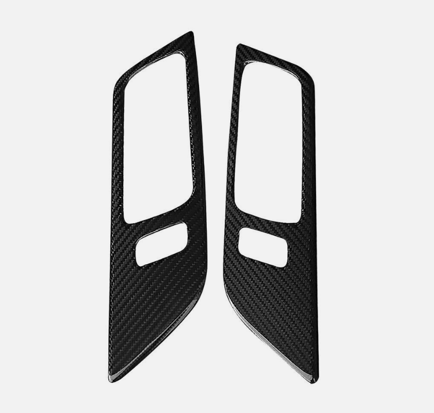 2015-24 Mustang Real Carbon Fiber Interior Door Handle Trim Cover