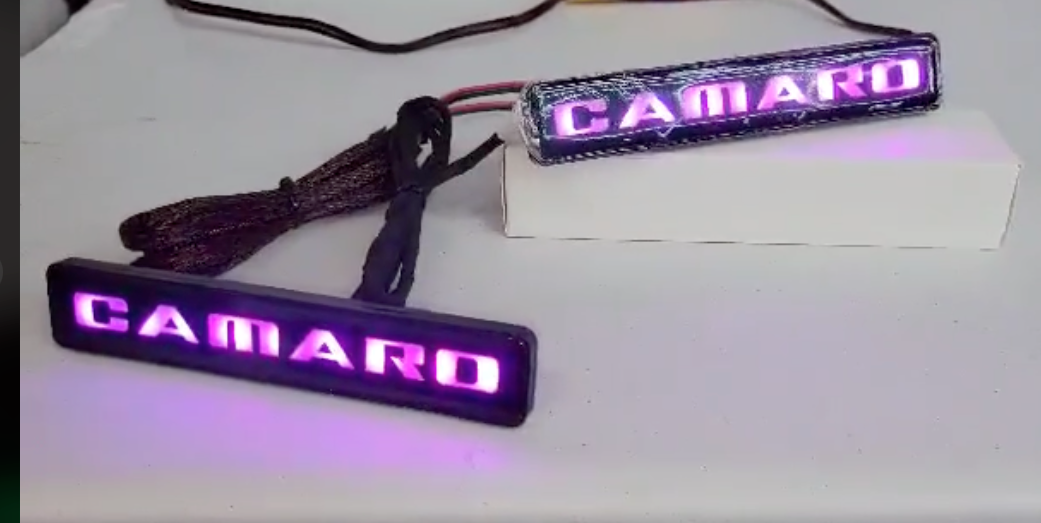 Camaro RGBW Flow LED MultiColor Grille Lamp Badge
