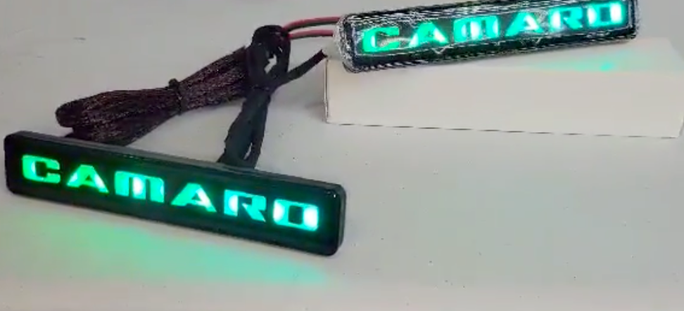 Camaro RGBW Flow LED MultiColor Grille Lamp Badge