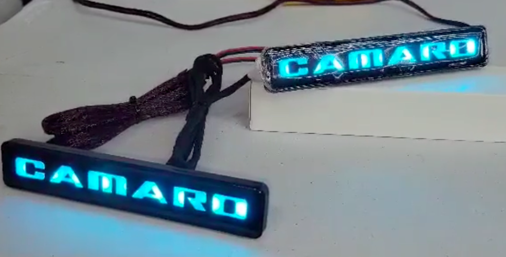 Camaro RGBW Flow LED MultiColor Grille Lamp Badge