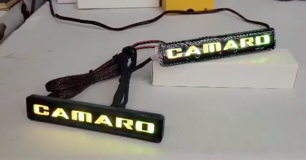Camaro RGBW Flow LED MultiColor Grille Lamp Badge