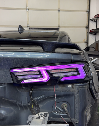 2019 - 24 Camaro Next-Gen Smoked RGB Flow Sequential LED Tail Lamps