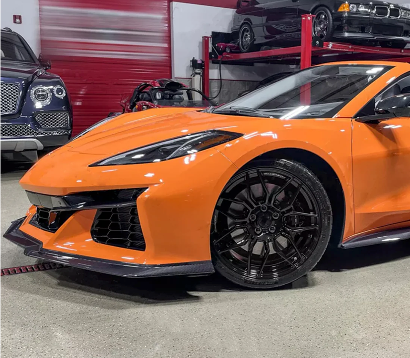 C8 Corvette Z06 Z07 Package Carbon Fiber Front Splitter