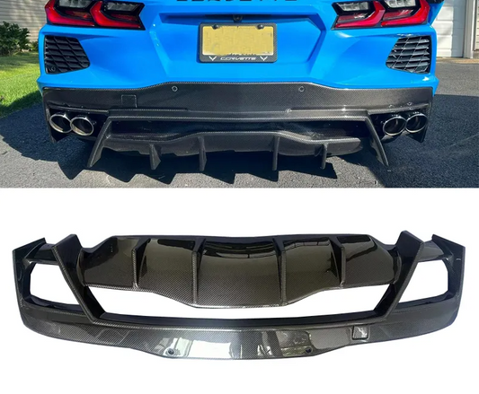 C8 Corvette Stingray Carbon Fiber Rear Diffuser