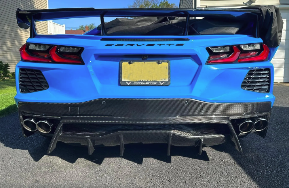C8 Corvette Stingray Carbon Fiber Rear Diffuser