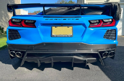 C8 Corvette Stingray Carbon Fiber Rear Diffuser