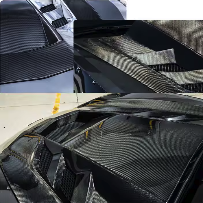 2014 - 19 C7 Corvette Carbon Fiber XT Vented Hood