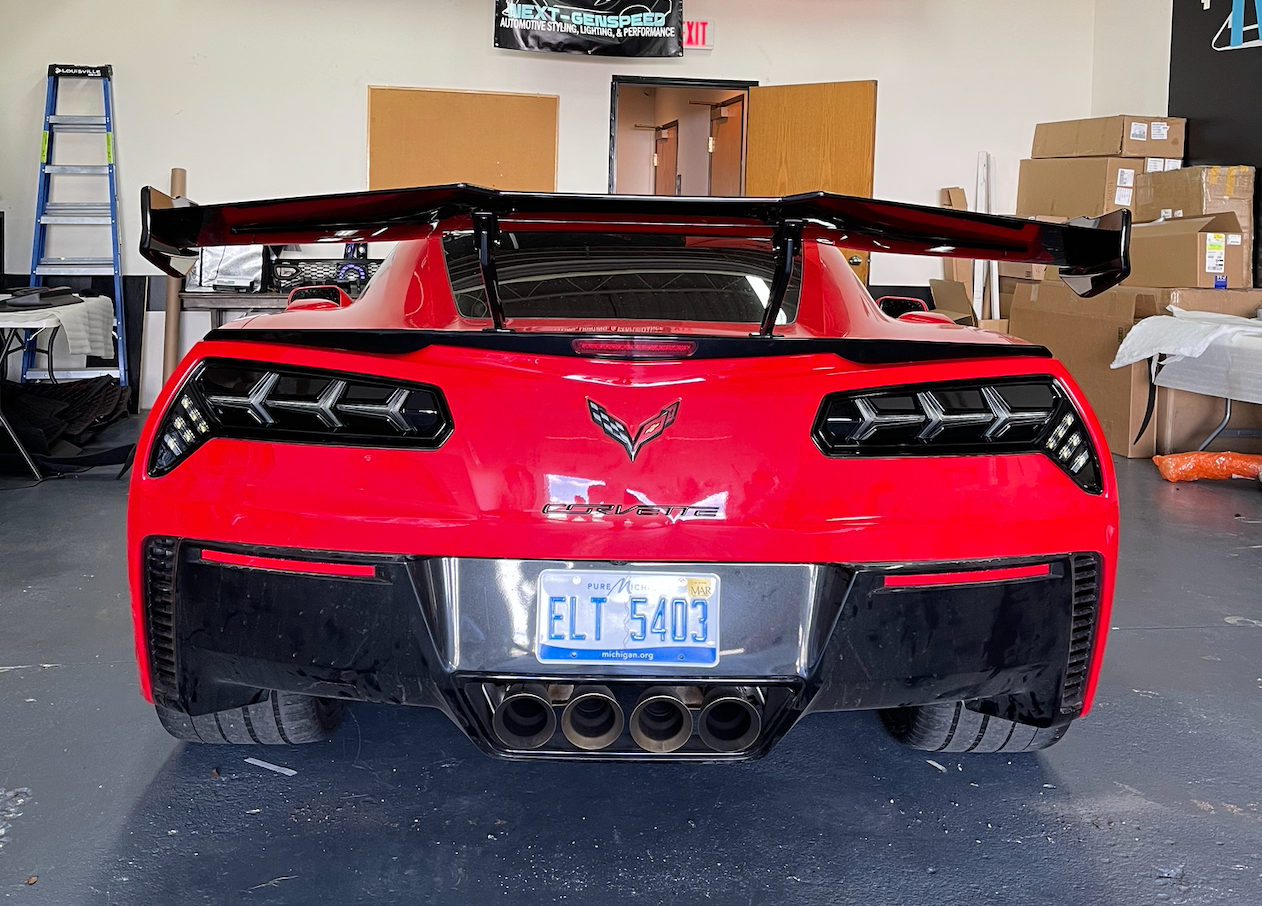 2014 - 19 Corvette C7 XB Smoked LED Tail Lights | Morimoto