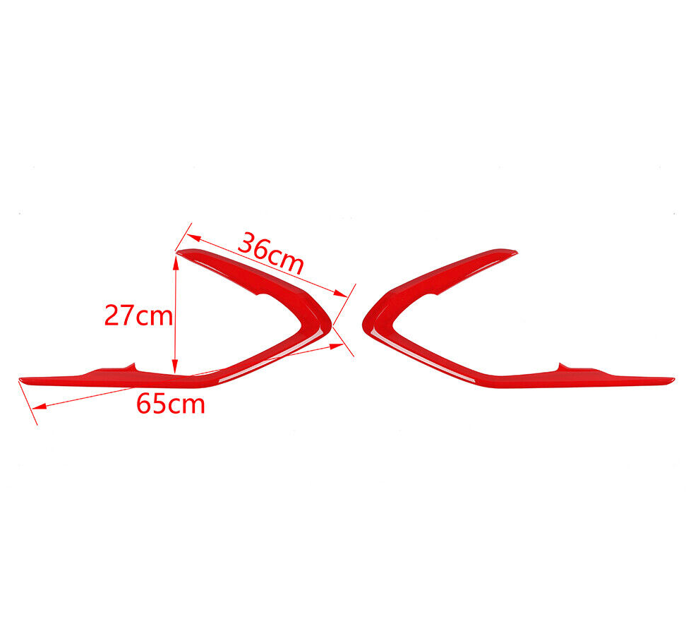 2016-24 Camaro Red / Blue Interior ABS Door Surround Trim Bezel Cover