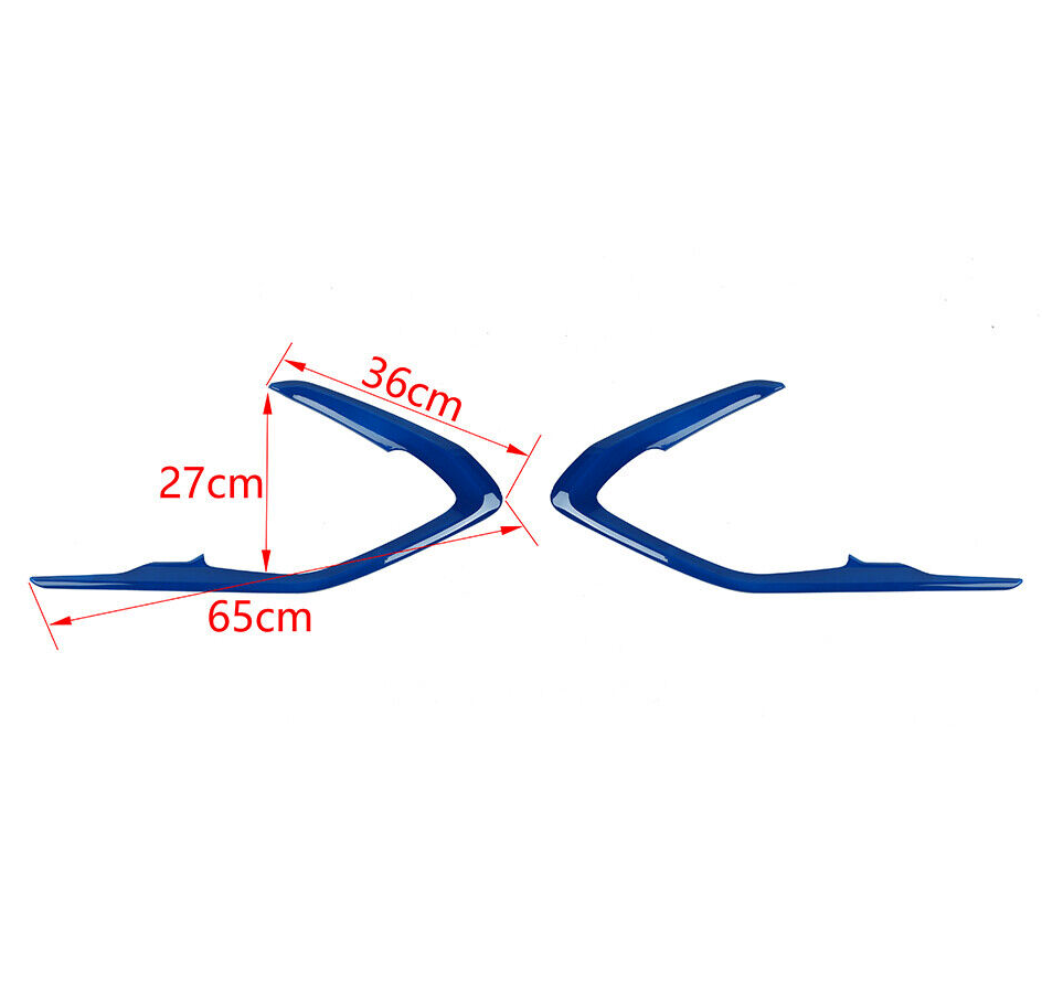 2016-24 Camaro Red / Blue Interior ABS Door Surround Trim Bezel Cover