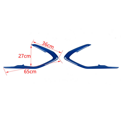 2016-24 Camaro Red / Blue Interior ABS Door Surround Trim Bezel Cover