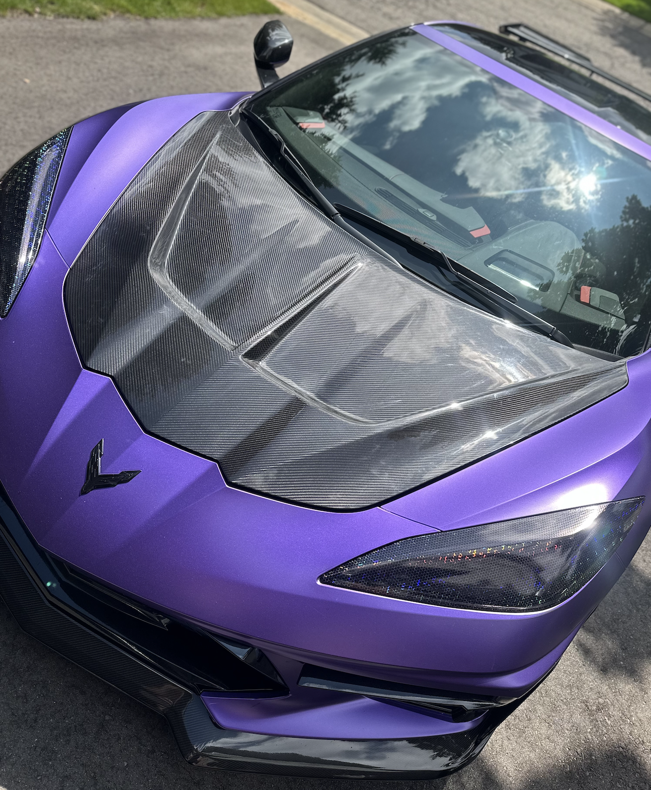 C8 Corvette XT Carbon Fiber Front Hood (Double Sided) - Stingray / Z06 / E-Ray | Next-Gen Carbon