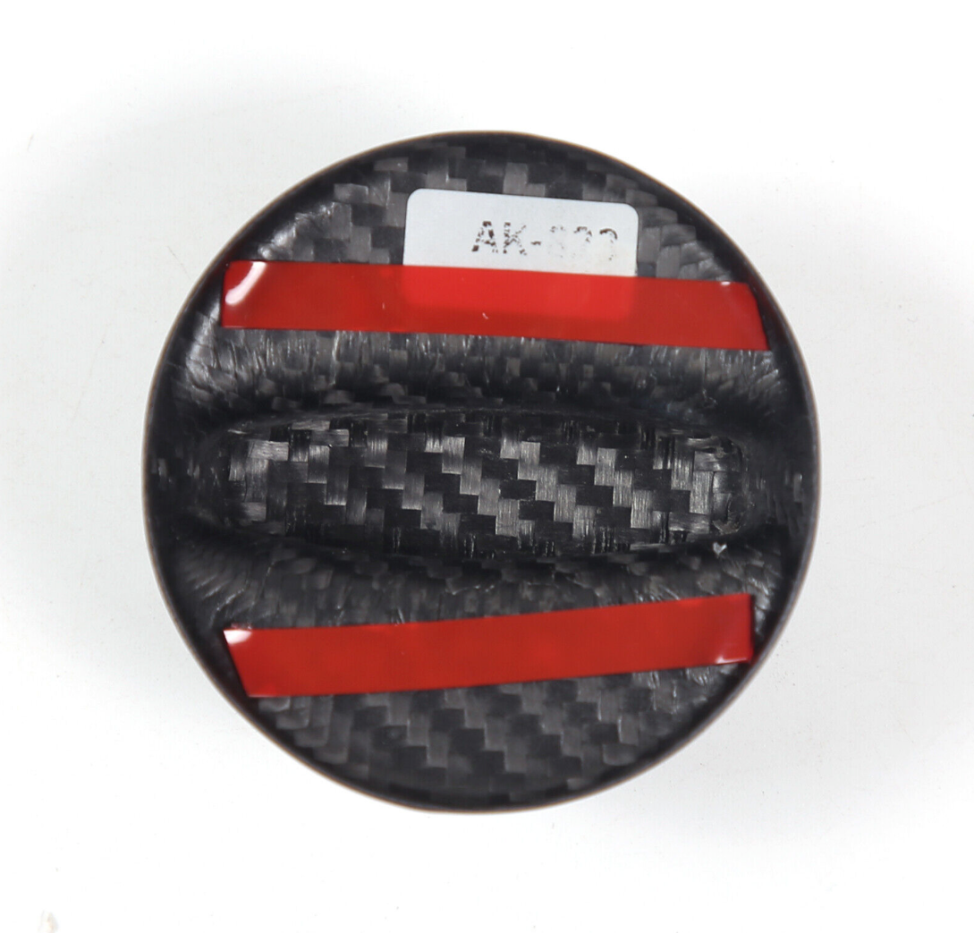 C8 Corvette Real Carbon Fiber Engine Oil Coolant Water Tank Cap Cover Kit