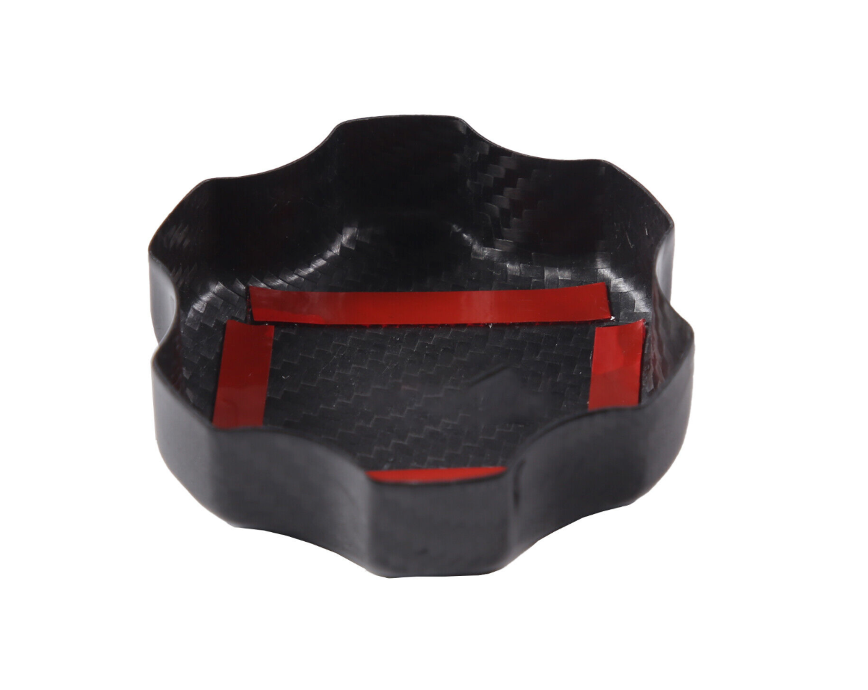 C8 Corvette Real Carbon Fiber Engine Oil Coolant Water Tank Cap Cover Kit