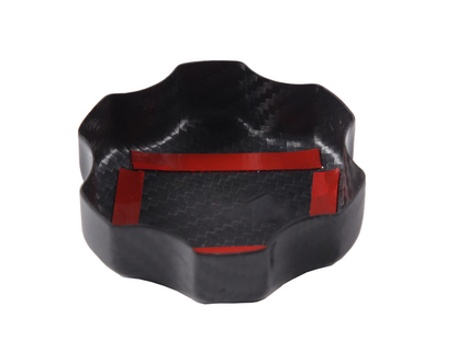 C8 Corvette Real Carbon Fiber Engine Oil Coolant Water Tank Cap Cover Kit