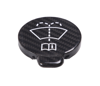 C8 Corvette Real Carbon Fiber Engine Oil Coolant Water Tank Cap Cover Kit