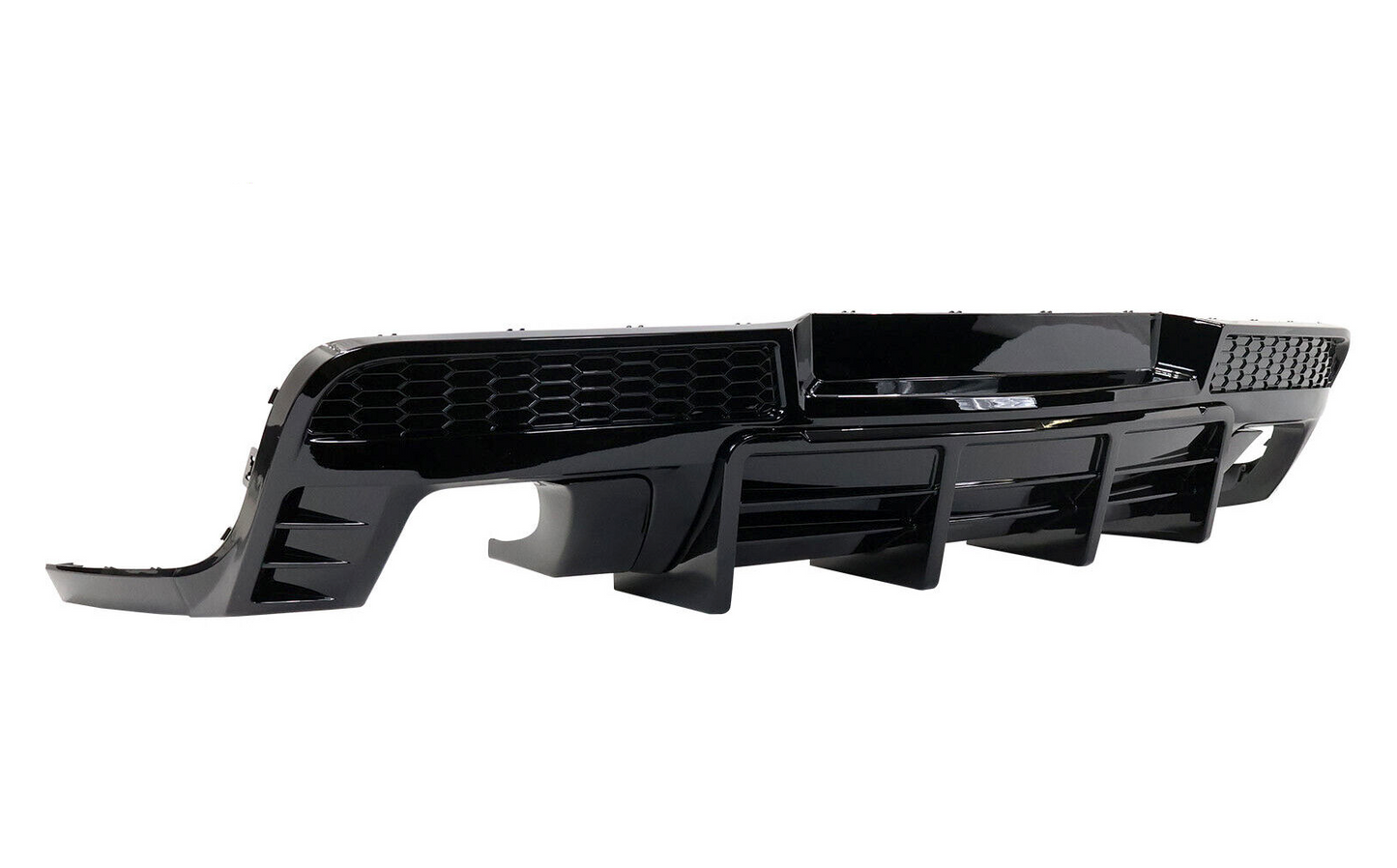 2014-15 Camaro Stealth Quad Tip Rear Diffuser (Matte/Gloss/Carbon)  | LT/LS/RS/SS
