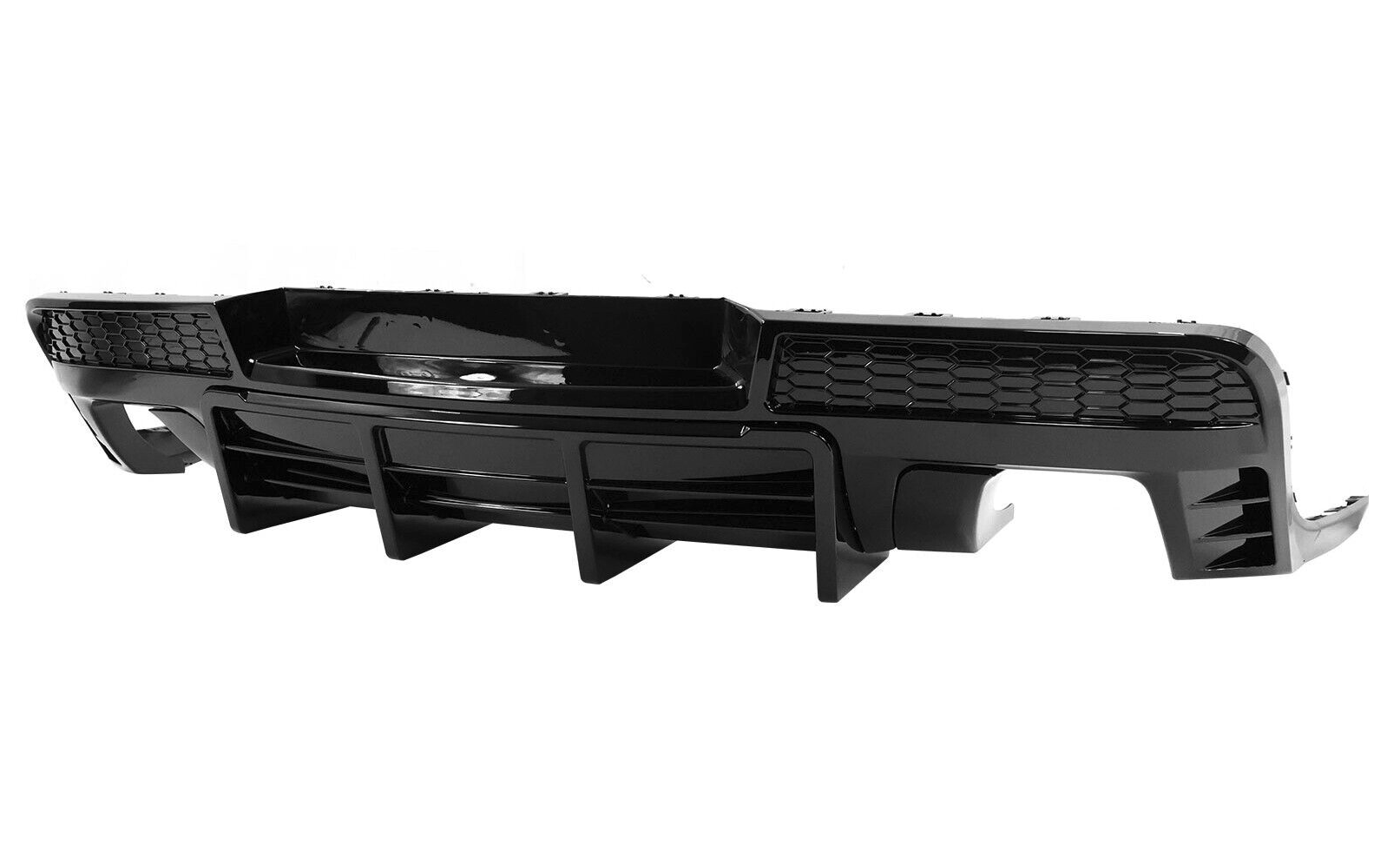 2014-15 Camaro Stealth Quad Tip Rear Diffuser (Matte/Gloss/Carbon)  | LT/LS/RS/SS