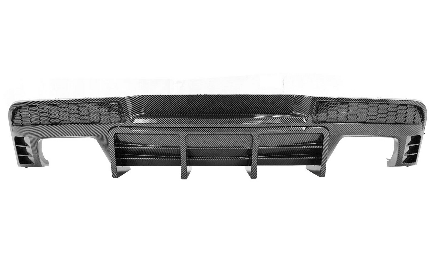 2014-15 Camaro Stealth Quad Tip Rear Diffuser (Matte/Gloss/Carbon)  | LT/LS/RS/SS