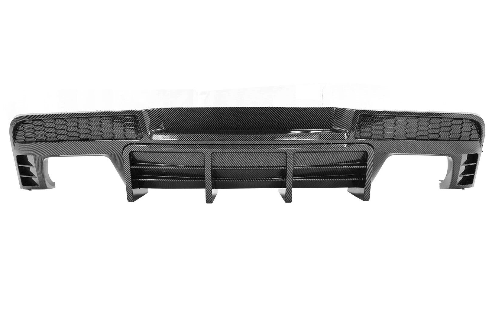 2014-15 Camaro Stealth Quad Tip Rear Diffuser (Matte/Gloss/Carbon)  | LT/LS/RS/SS