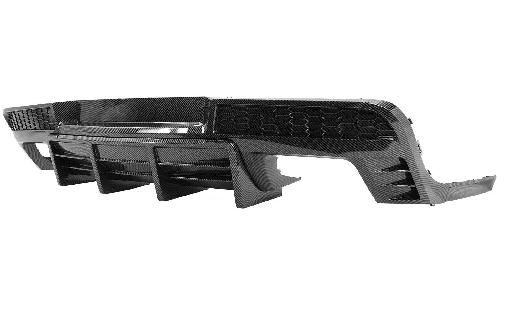 2014-15 Camaro Stealth Quad Tip Rear Diffuser (Matte/Gloss/Carbon)  | LT/LS/RS/SS