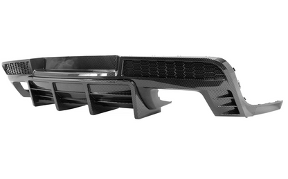 2014-15 Camaro Stealth Quad Tip Rear Diffuser (Matte/Gloss/Carbon)  | LT/LS/RS/SS