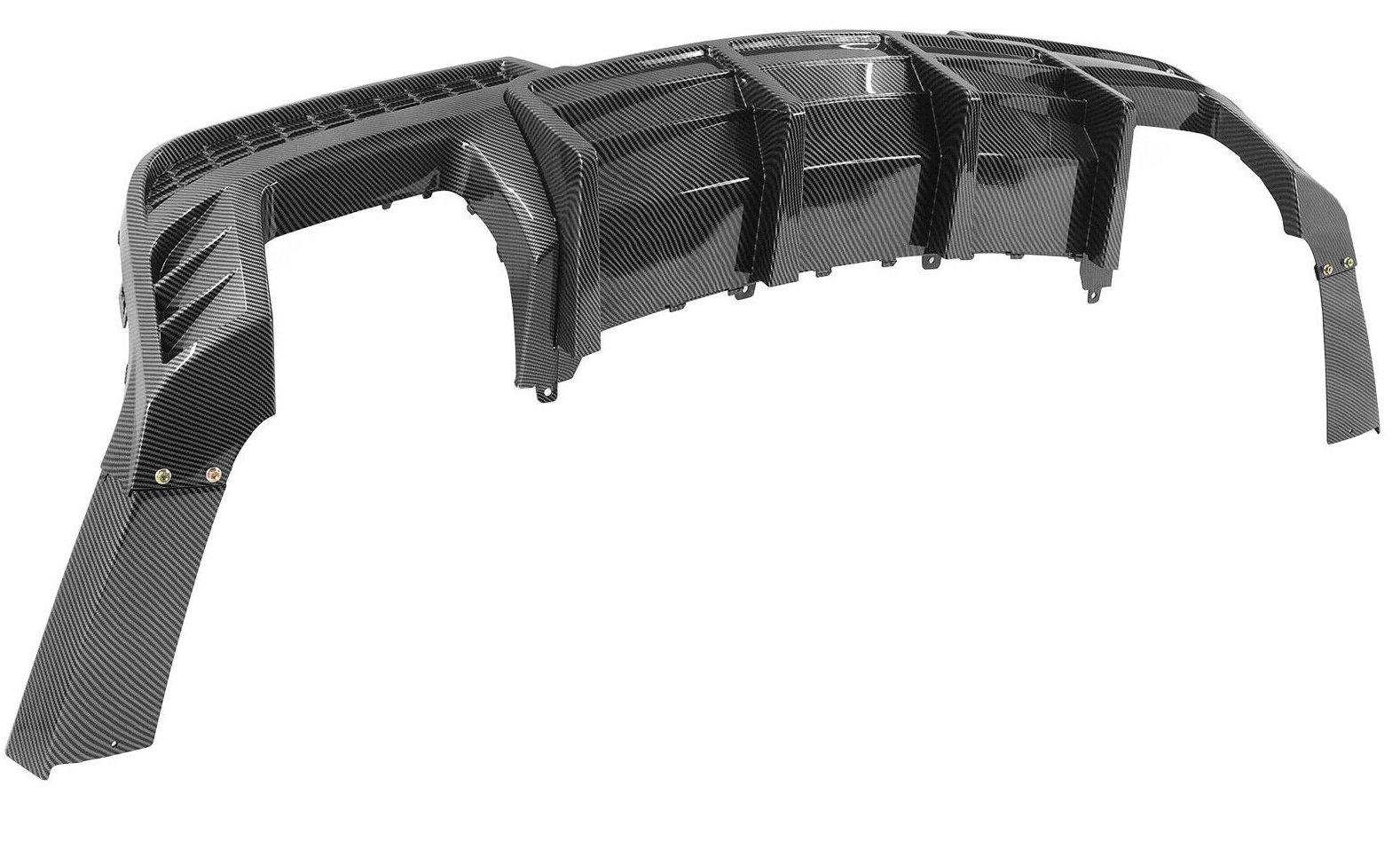 2014-15 Camaro Stealth Quad Tip Rear Diffuser (Matte/Gloss/Carbon)  | LT/LS/RS/SS