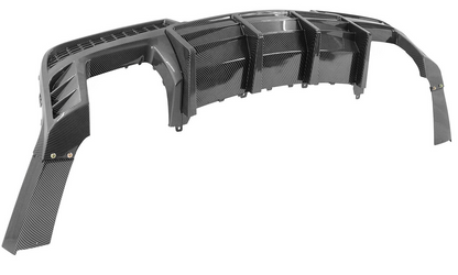 2014-15 Camaro Stealth Quad Tip Rear Diffuser (Matte/Gloss/Carbon)  | LT/LS/RS/SS