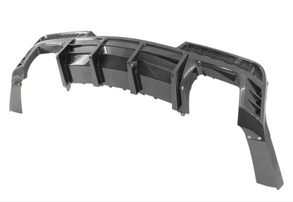 2014-15 Camaro Stealth Quad Tip Rear Diffuser (Matte/Gloss/Carbon)  | LT/LS/RS/SS
