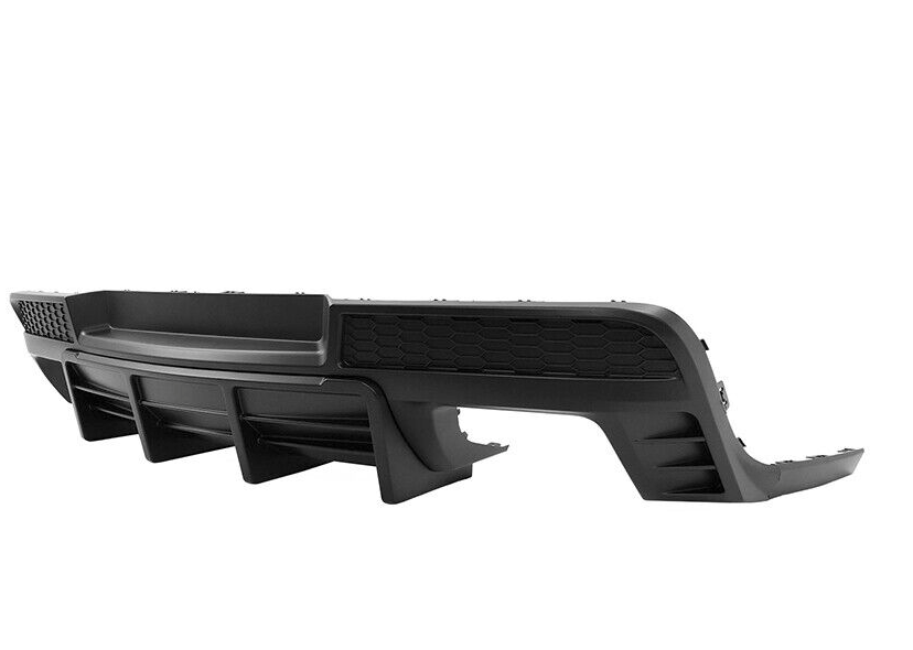 2014-15 Camaro Stealth Quad Tip Rear Diffuser (Matte/Gloss/Carbon)  | LT/LS/RS/SS