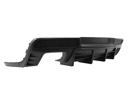 2014-15 Camaro Stealth Quad Tip Rear Diffuser (Matte/Gloss/Carbon)  | LT/LS/RS/SS