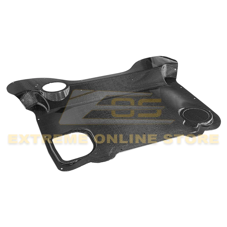 C8 Corvette HTC Carbon Fiber Engine Bay Panel Cover