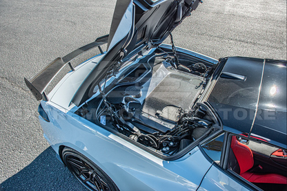 C8 Corvette HTC Carbon Fiber Engine Bay Panel Cover