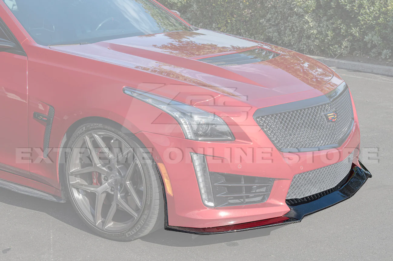 2016 - 19 CTS-V Carbon Fiber Front Splitter &amp; Fender Flares