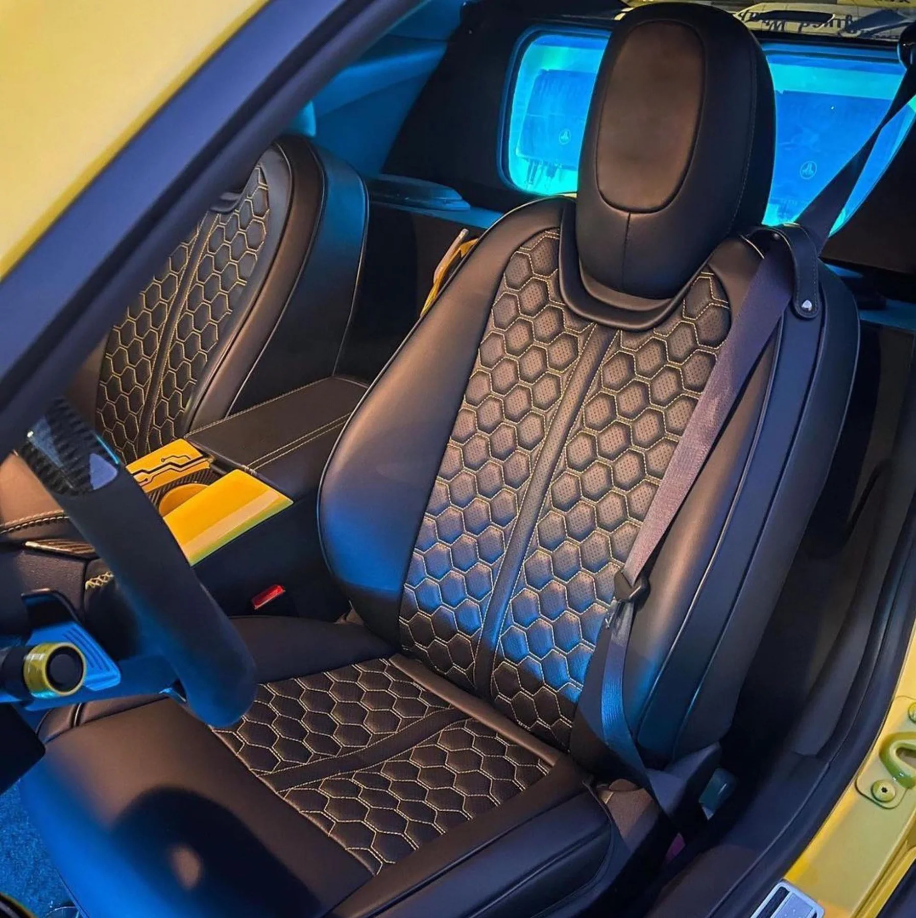 2010 - 15 Camaro Coupe Custom Leather Seat Covers