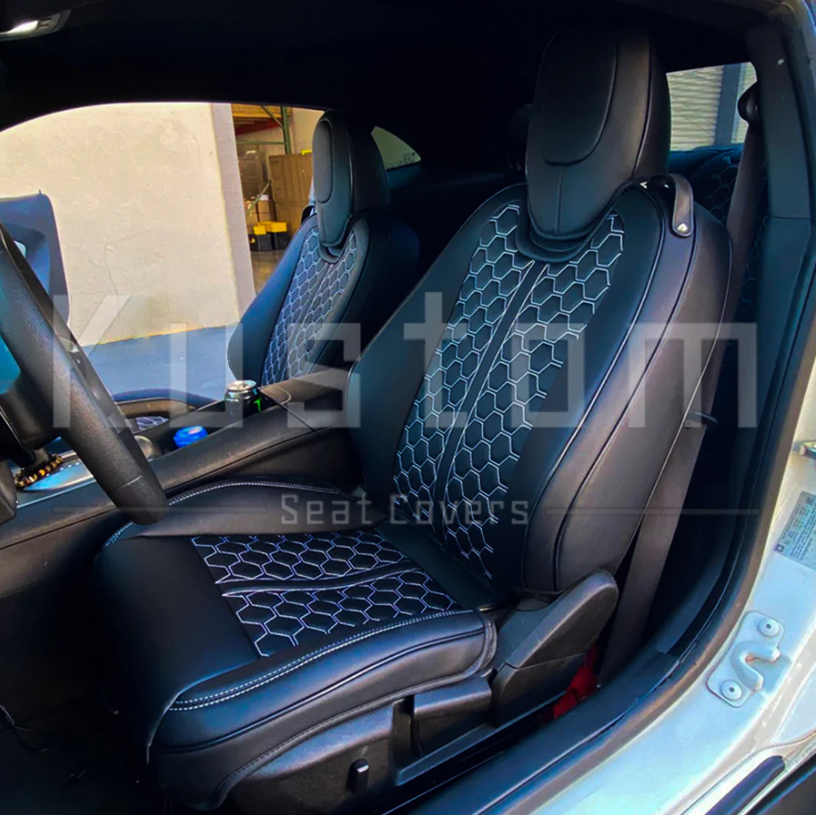 2010 - 15 Camaro Coupe Custom Leather Seat Covers
