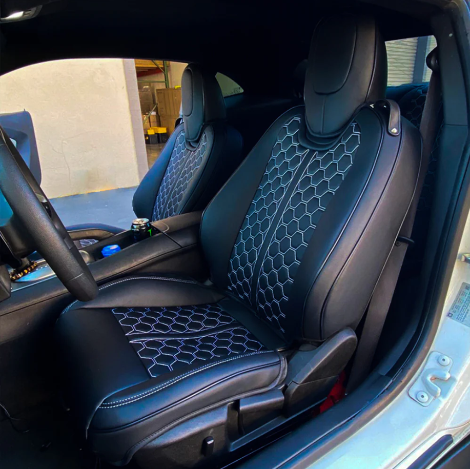 2010 - 15 Camaro Coupe Custom Leather Seat Covers